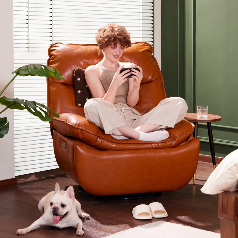 Lotus Swivel Rocker Recliner | FlexiSpot US