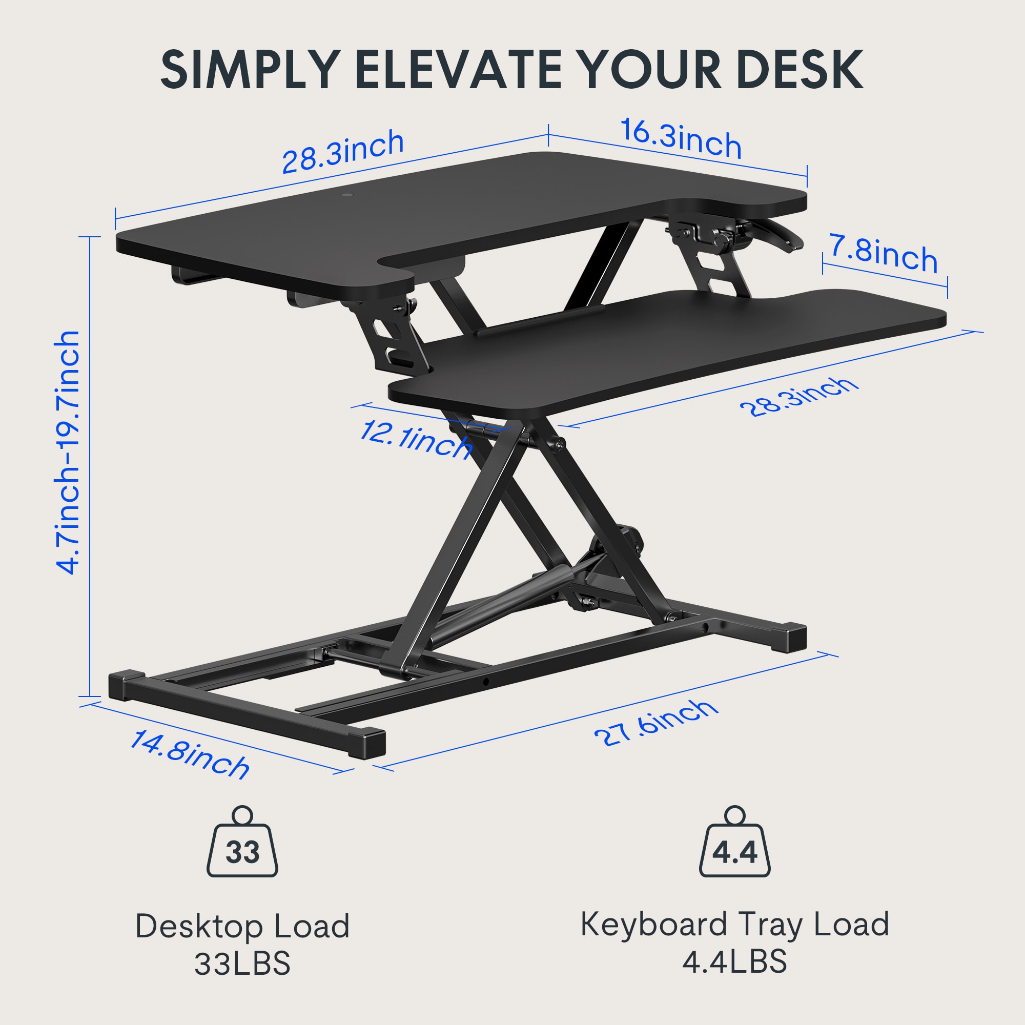 Standing Desk Converter AlcoveRiser M7 | FlexiSpot