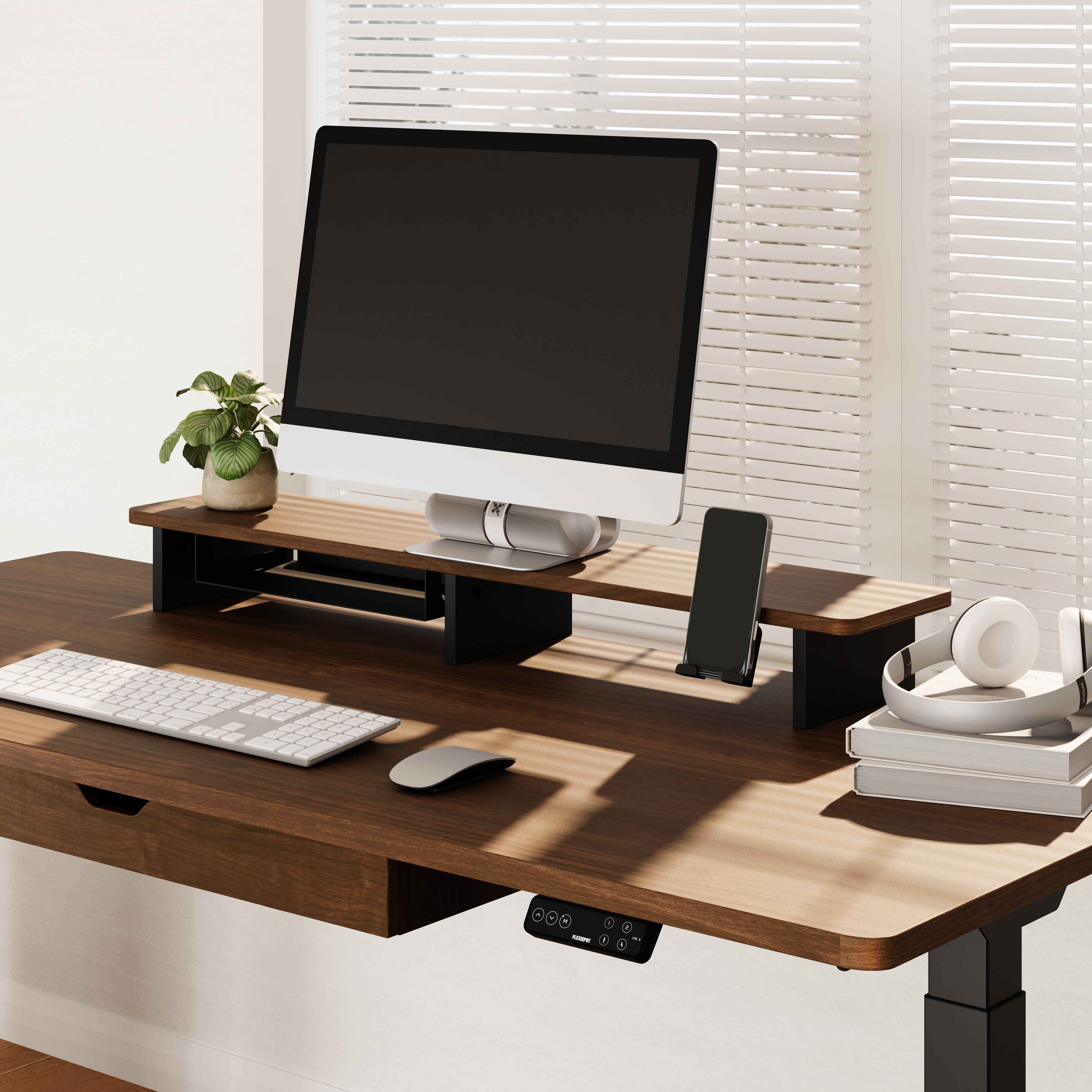 FlexiSpot Keyboard Tray and Desk Riser | Standing Desk Accessory