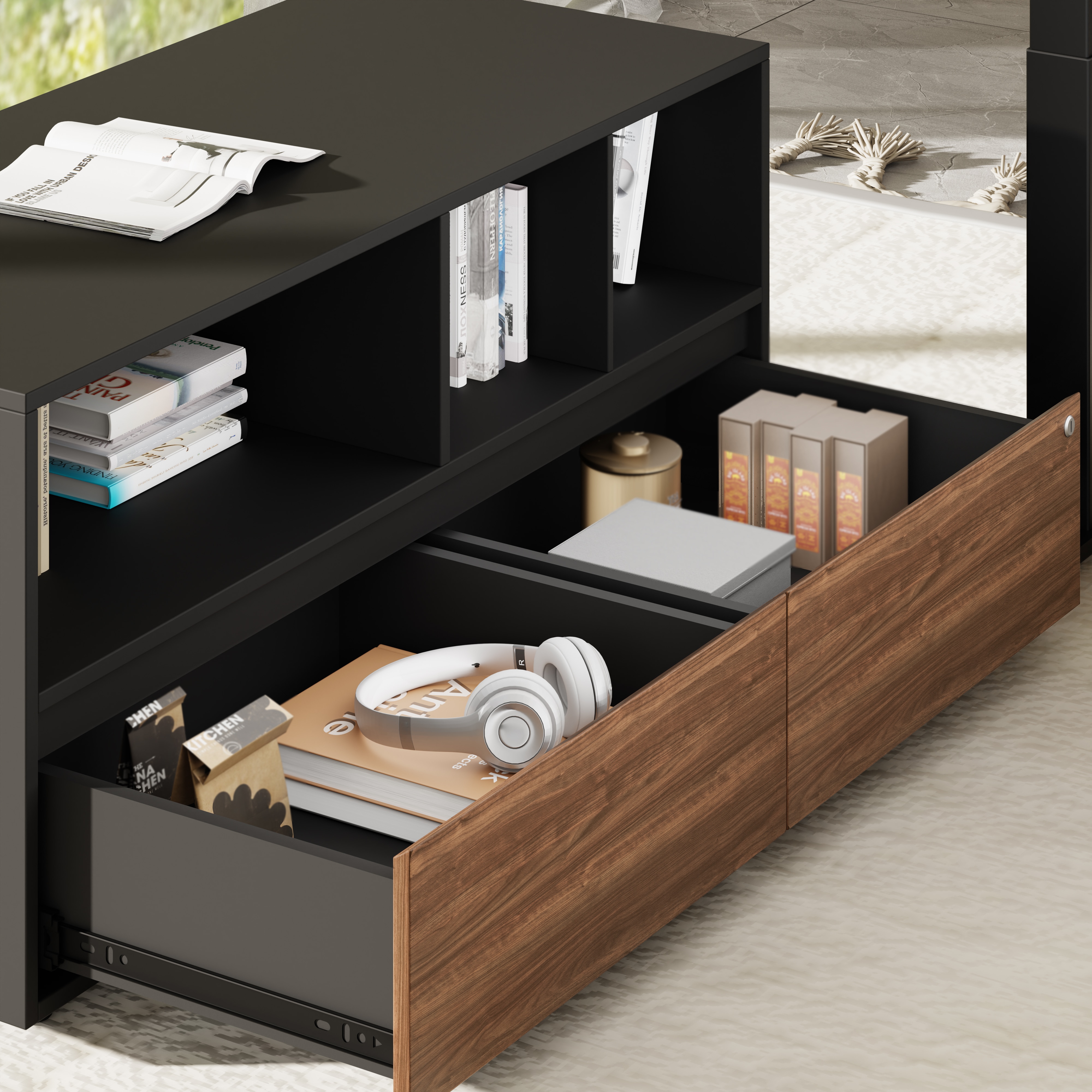 FlexiSpot Sideboard for Standing Desk | Modular Office Storage