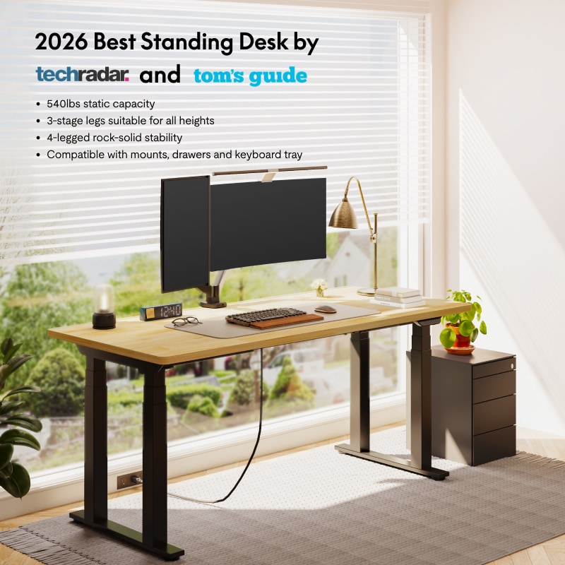 E7 Plus Four Leg Standing Desk | Flexispot