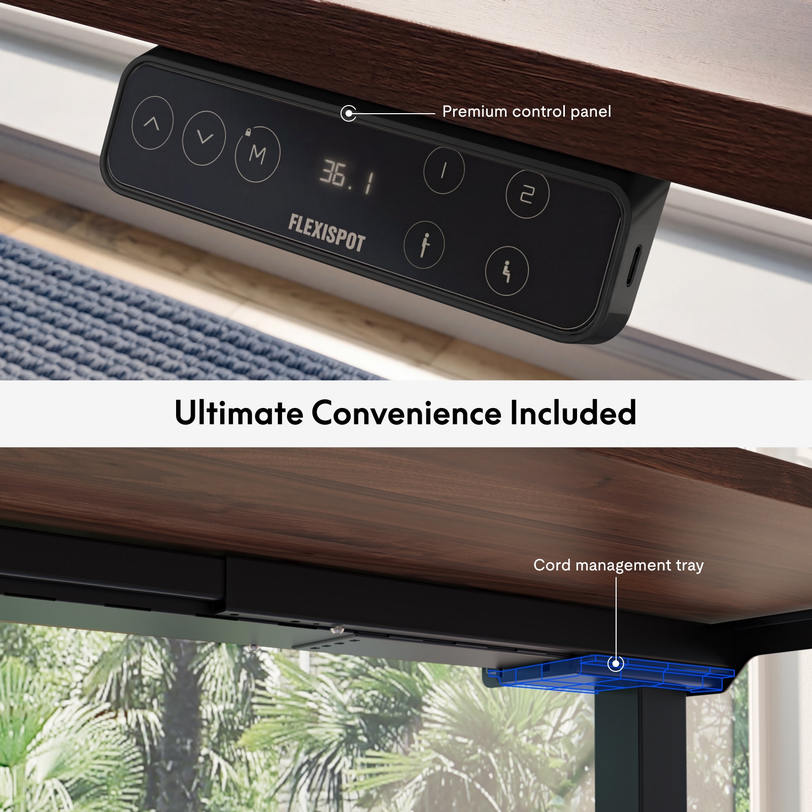Electric Height Adjustable Standing Desk | E7 FlexiSpot