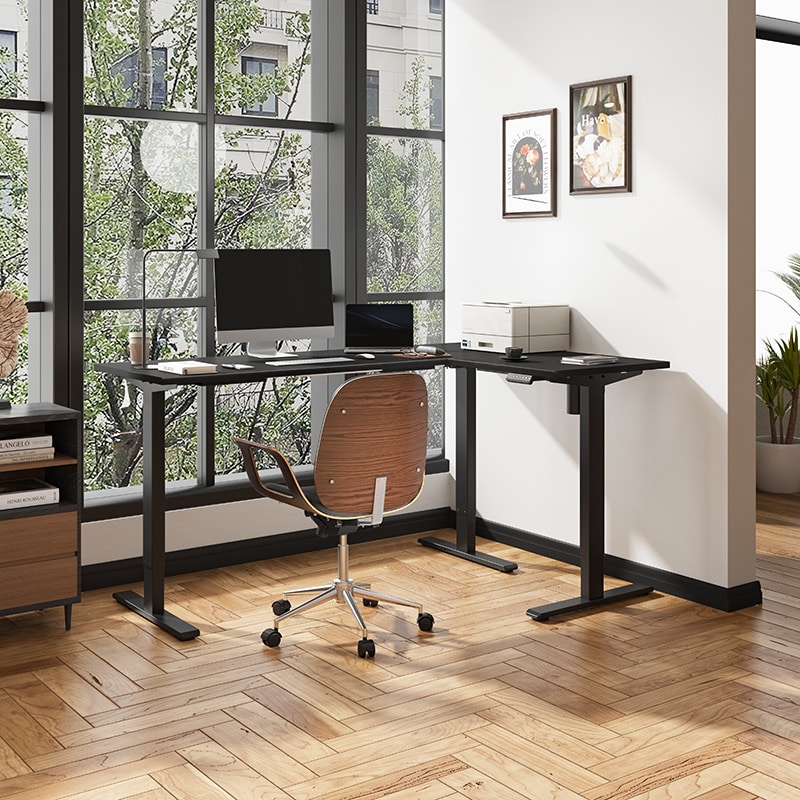 L-Shaped Standing Desk E2L｜FlexiSpot