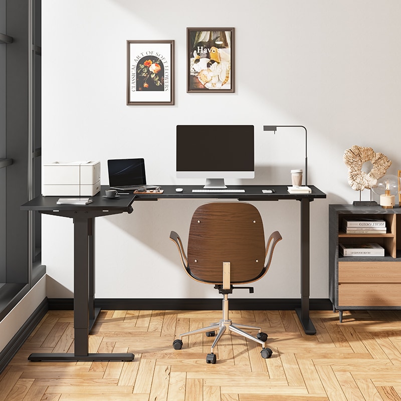 福袋 売れ残り L-Shaped Standing Desk E2L|FlexiSpot テーブル