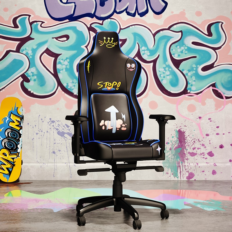 BAPE X RAZER NEON CAMO ISKUR X CHAIR 椅子 Razer Iskur ゲーミング