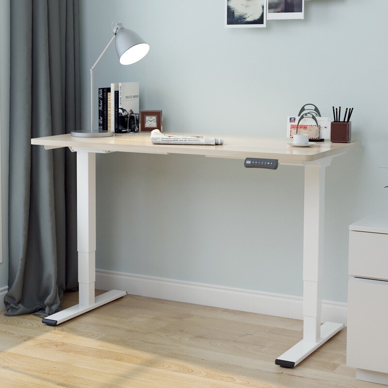 FlexiSpot Sanodesk EC5 フレームのみ ホワイト Electric Height Adjustable Standing Desk: Dual Motor