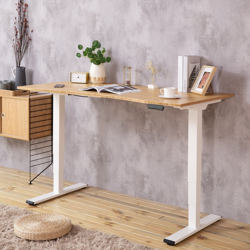 Bamboo Standing Desk | FlexiSpot