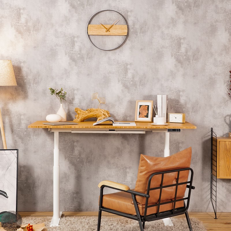 Electric Height Adjustable Standing Desk: Dual Motor Economical