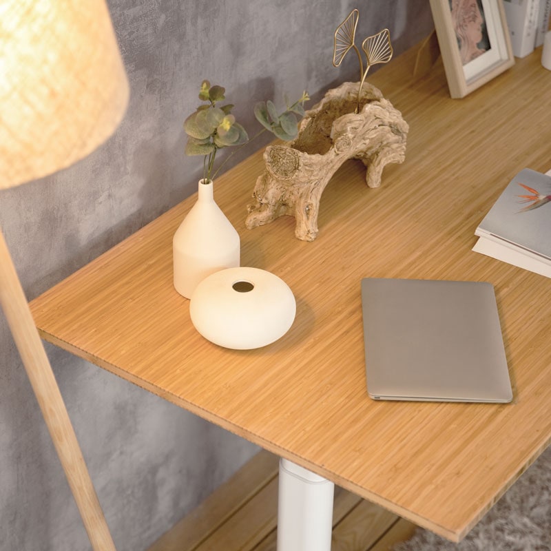 Bamboo Standing Desk | FlexiSpot