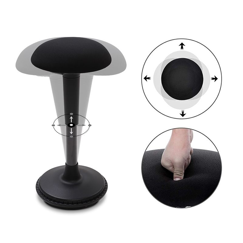 Height Adjustable Wobble Stool BH1B