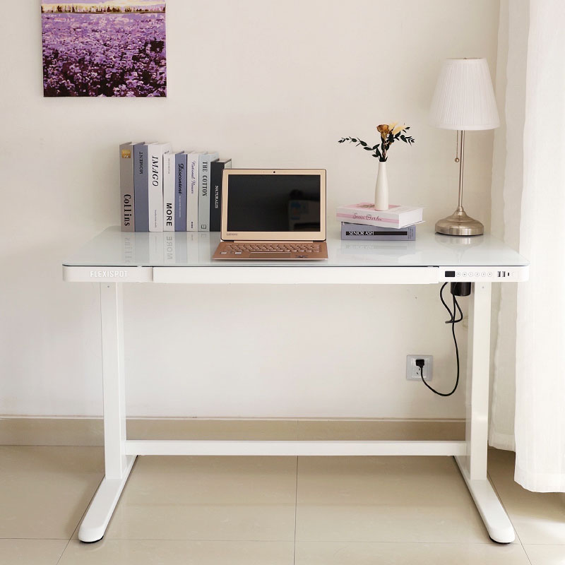 Comhar All-in-One Standing Desk (Tempered Glass/Wooden