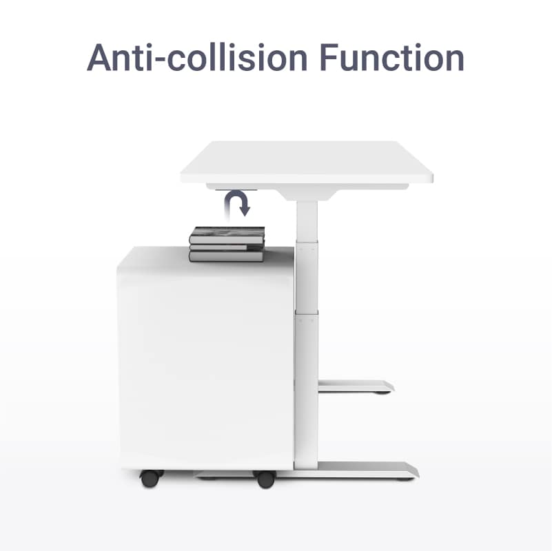 Electric Height Adjustable Standing Desk: Dual Motor Economical