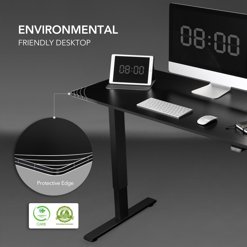 【即納&大特価】 Electric EG1-48 Desk Standing Adjustable Height パソコンデスク
