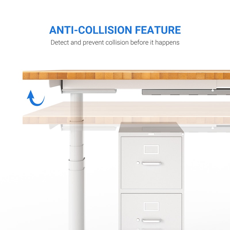 Electric Height Adjustable Standing Desk: Dual Motor Economical