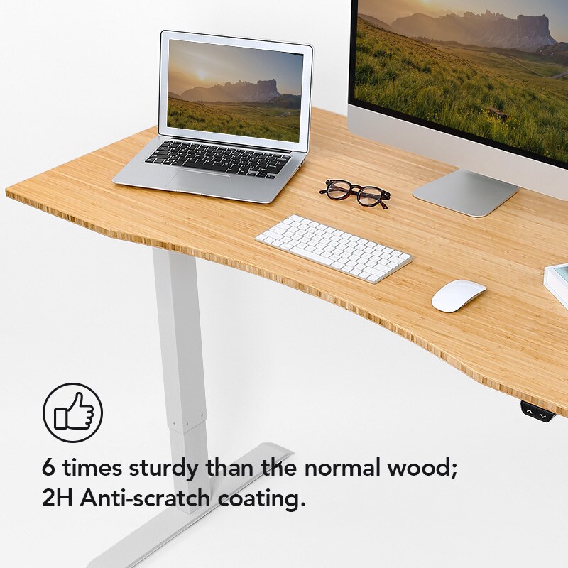 Electric Height Adjustable Standing Desk: Dual Motor Economical