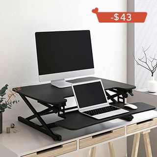 FLEXISPOT 卓上スタンディングデスク 昇降 35\