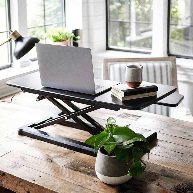 Motorized AlcoveRiser Standing Desk Converters EM7MB - 36