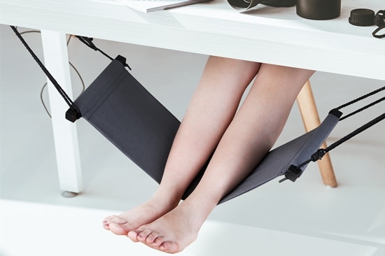 Under Desk Footrest 3 Height Position Footrest Under Desk for Office Worker