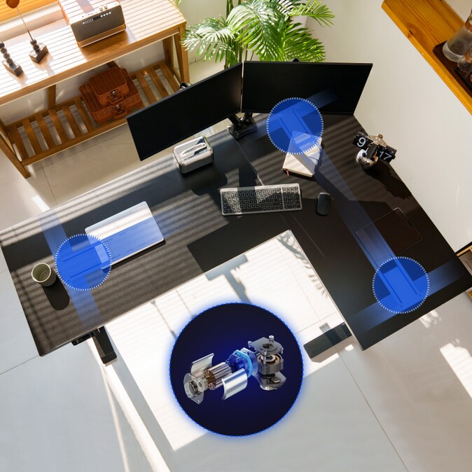 Pro L-Shaped Standing Desk (E7L)