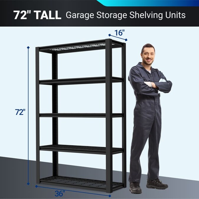 FS16B-WG 1′ × 6′ Basement Storage Shelves