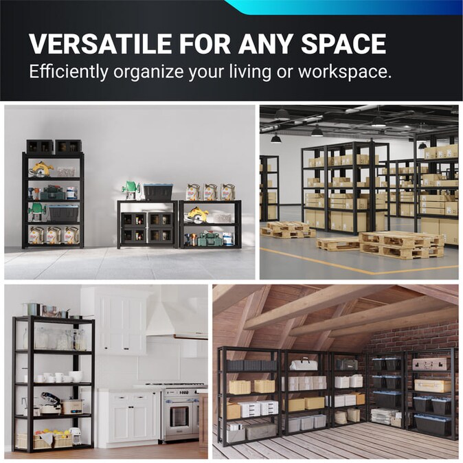 FS16B-WG 1′ × 6′ Basement Storage Shelves