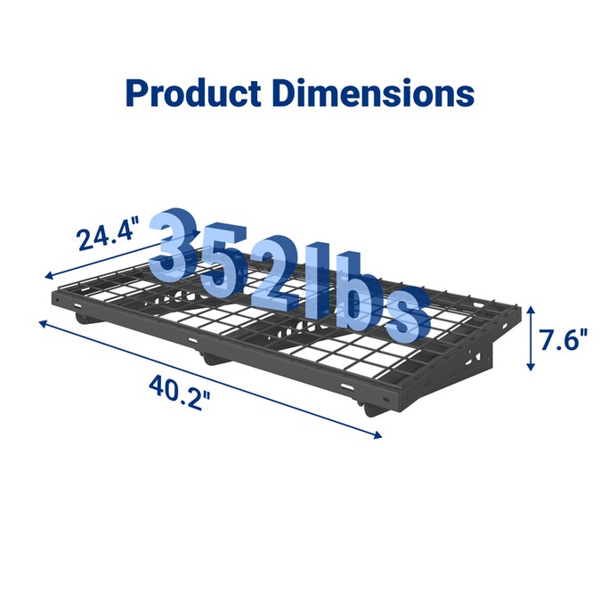 Max Series Heavy Duty Wall Mounted Shelving