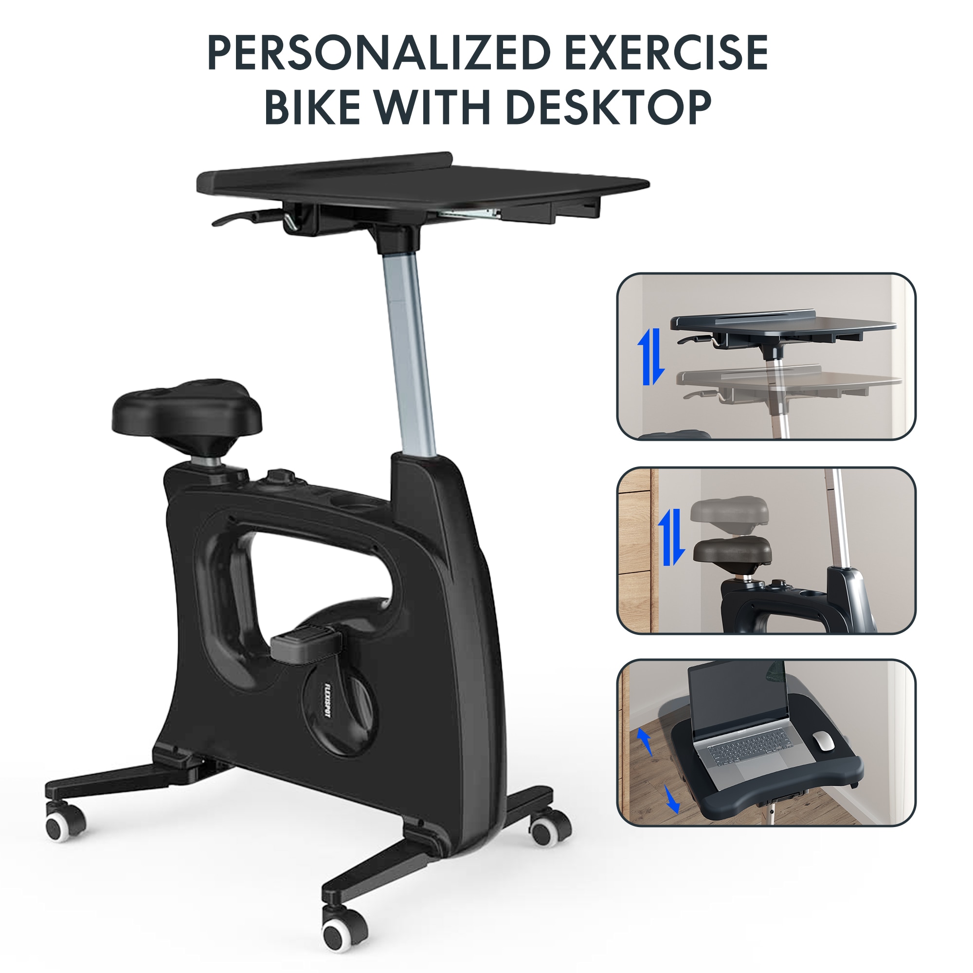 V9 Desk Bikes - Part Standing Desk - Part Exercise Bike | Flexispot